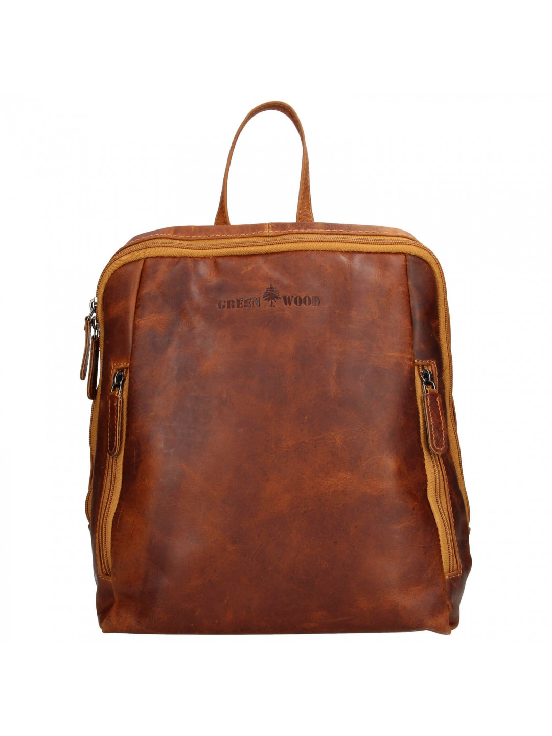 Kožený batoh Greenwood Liam – koňak